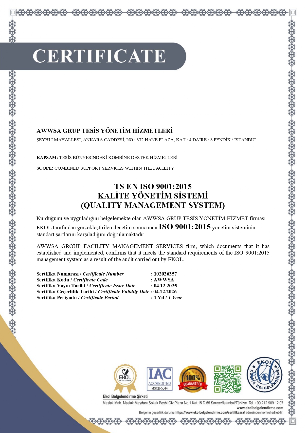 ISO 9001:2015